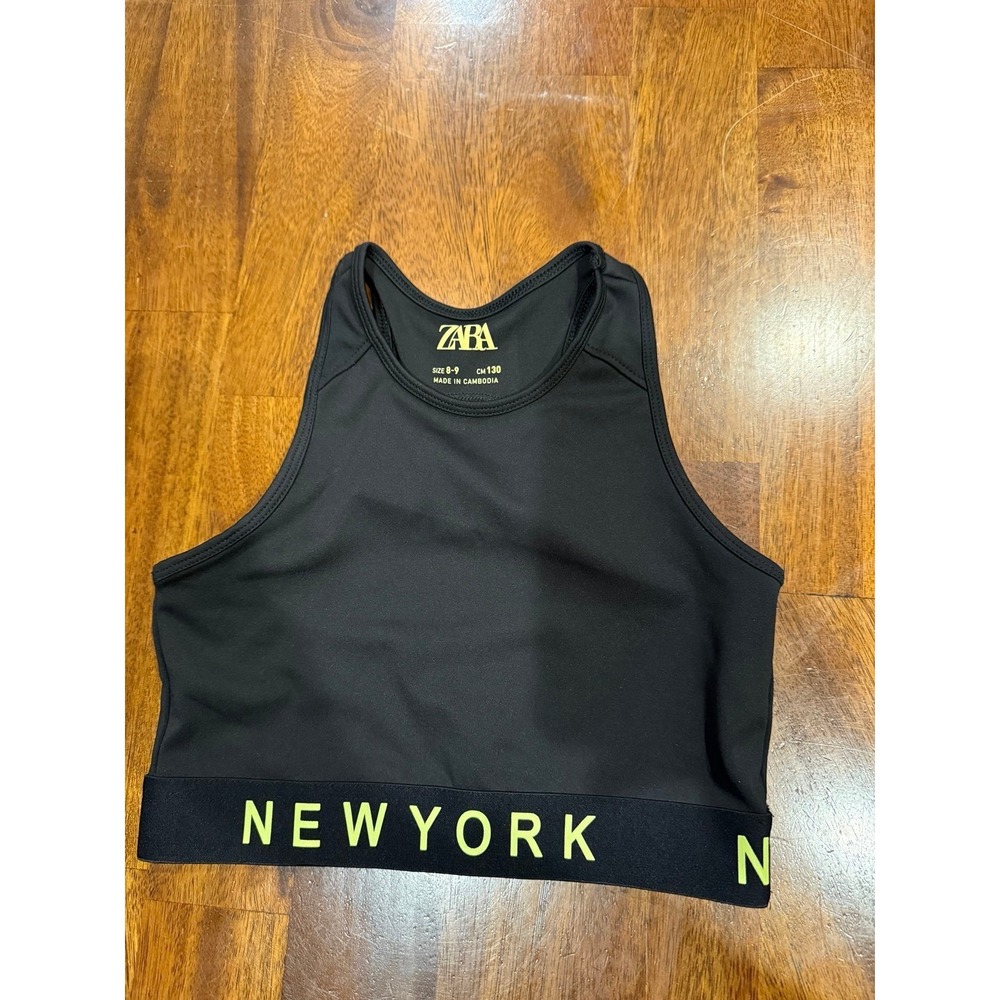 Never Worn Zara‎ Girls New York Crop Top Ages 8-9